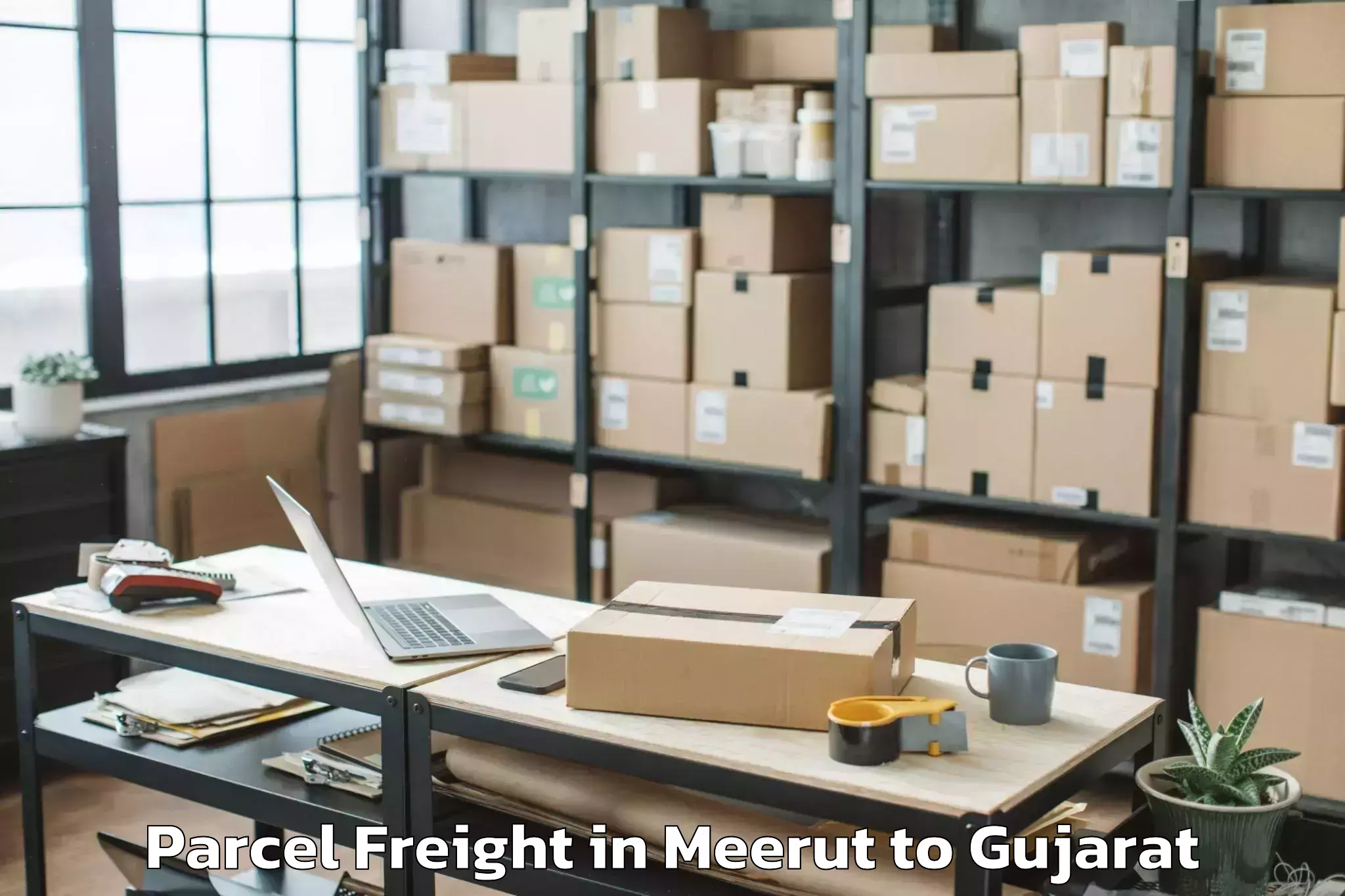 Hassle-Free Meerut to Gujarat University Ahmedabad Parcel Freight